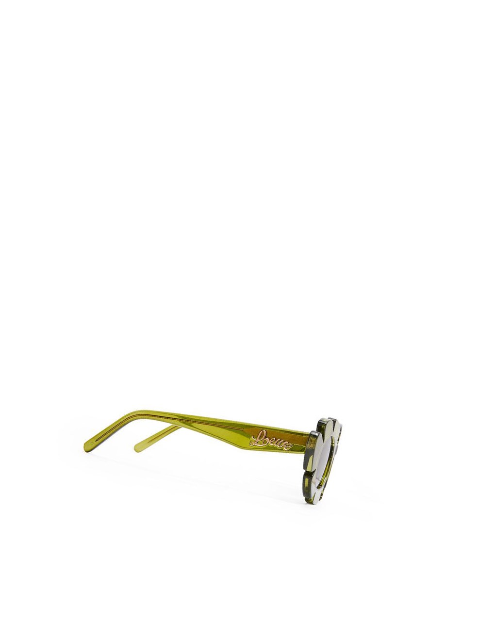 Loewe Flower sunglasses in injected nylon Vert | 0724YSMVI