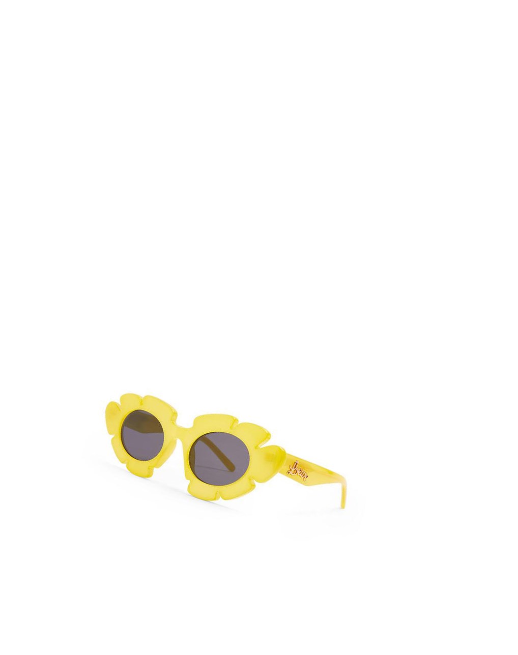 Loewe Flower sunglasses in injected nylon Jaune | 2769SZXIK