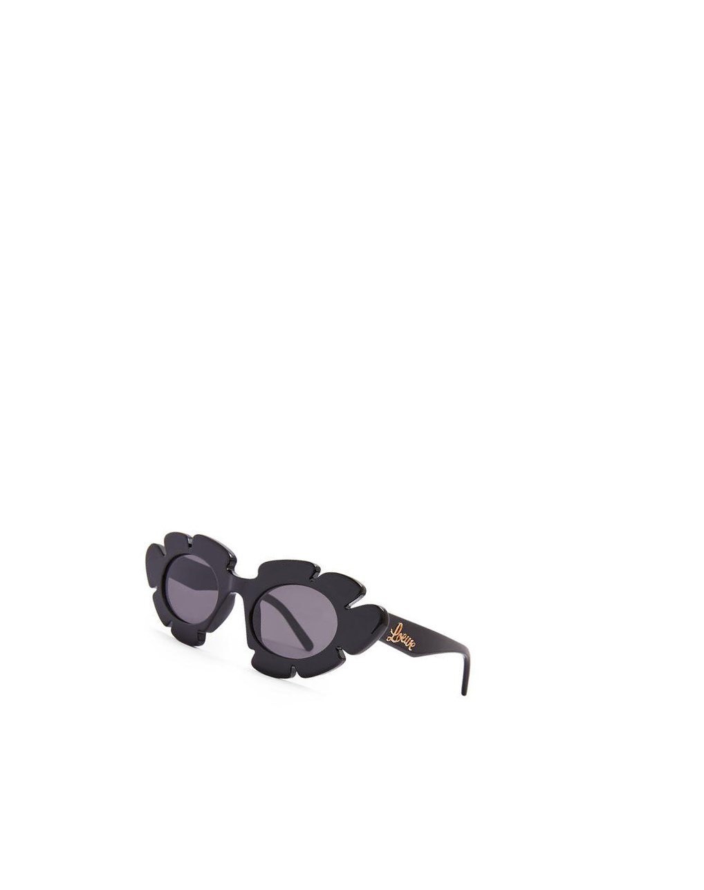 Loewe Flower sunglasses in injected nylon Noir | 3467MSQGT