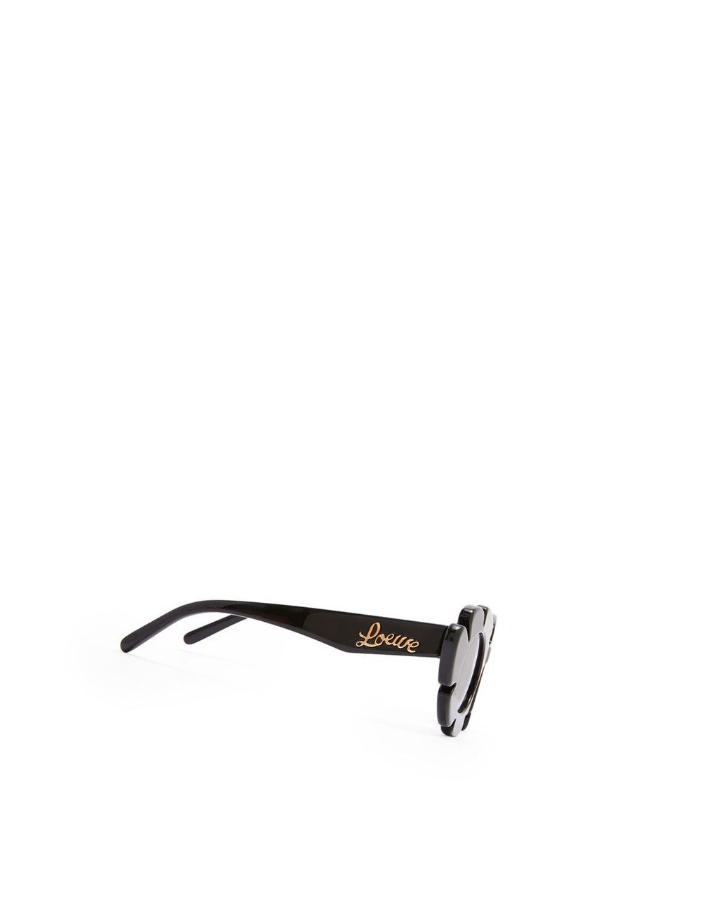 Loewe Flower sunglasses in injected nylon Noir | 3467MSQGT