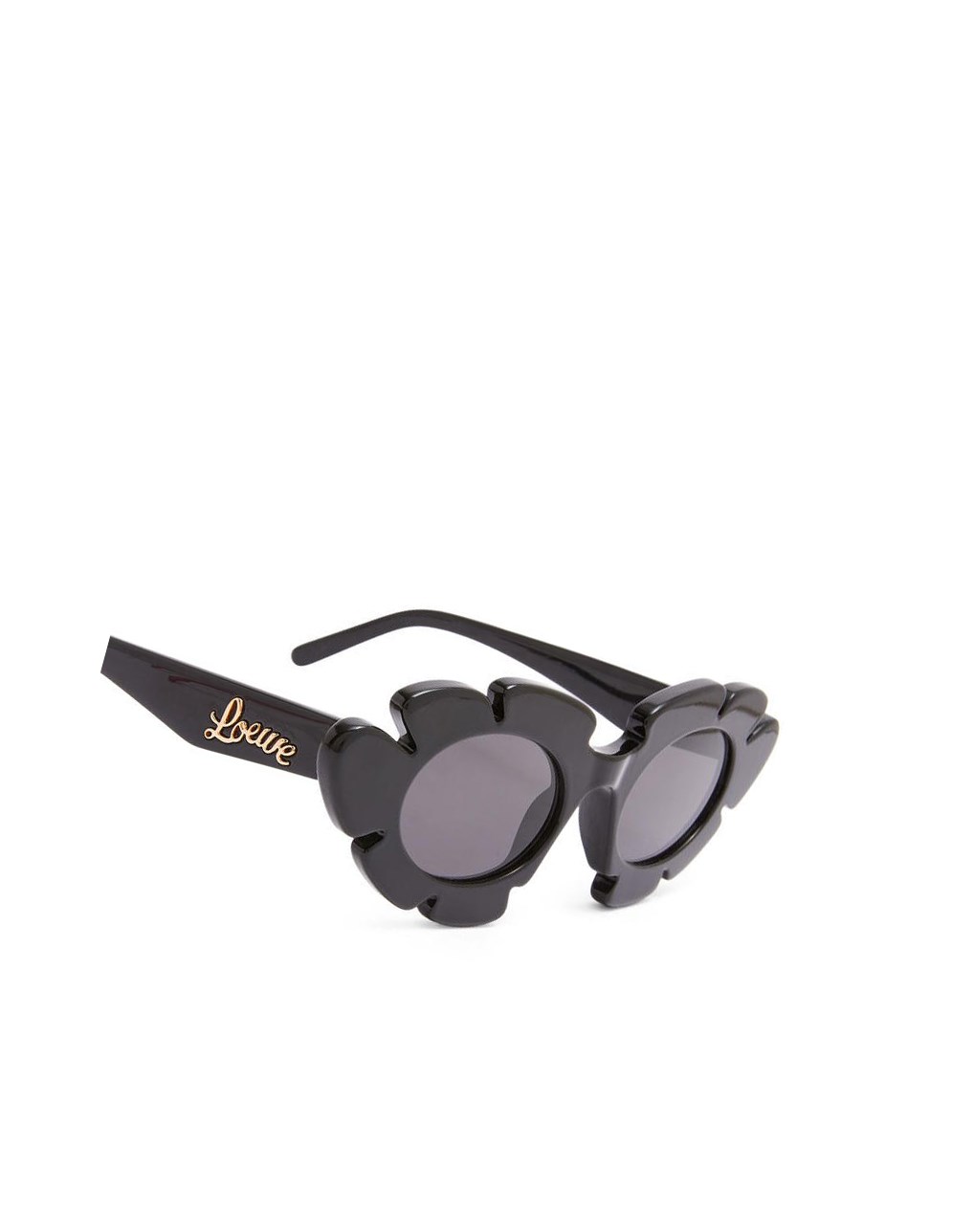 Loewe Flower sunglasses in injected nylon Noir | 3467MSQGT