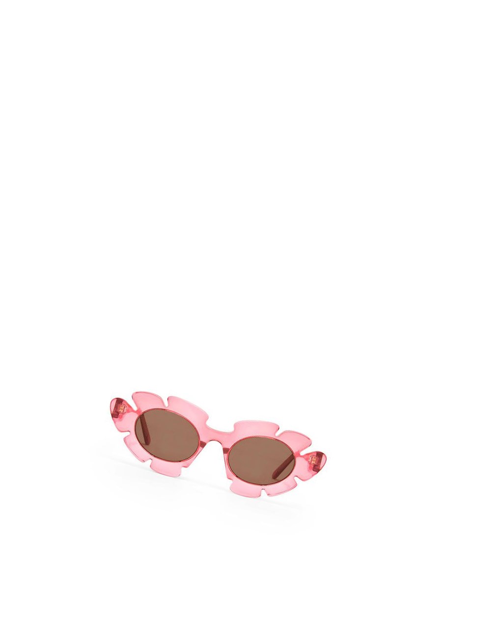 Loewe Flower sunglasses in injected nylon Corail Rose | 8695BJYSQ
