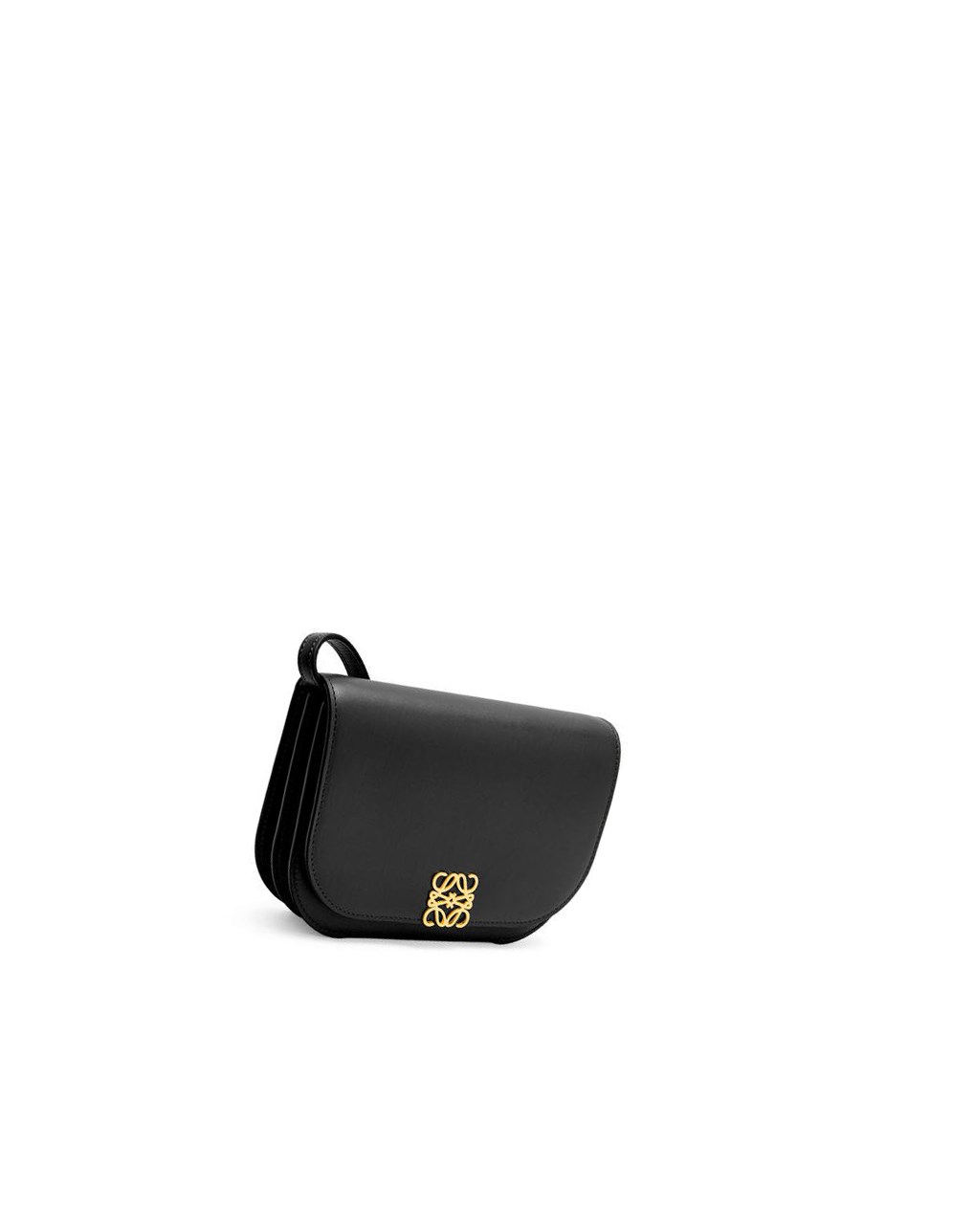 Loewe Goya Accordion clutch in silk calfskin Noir | 0253UBQTZ