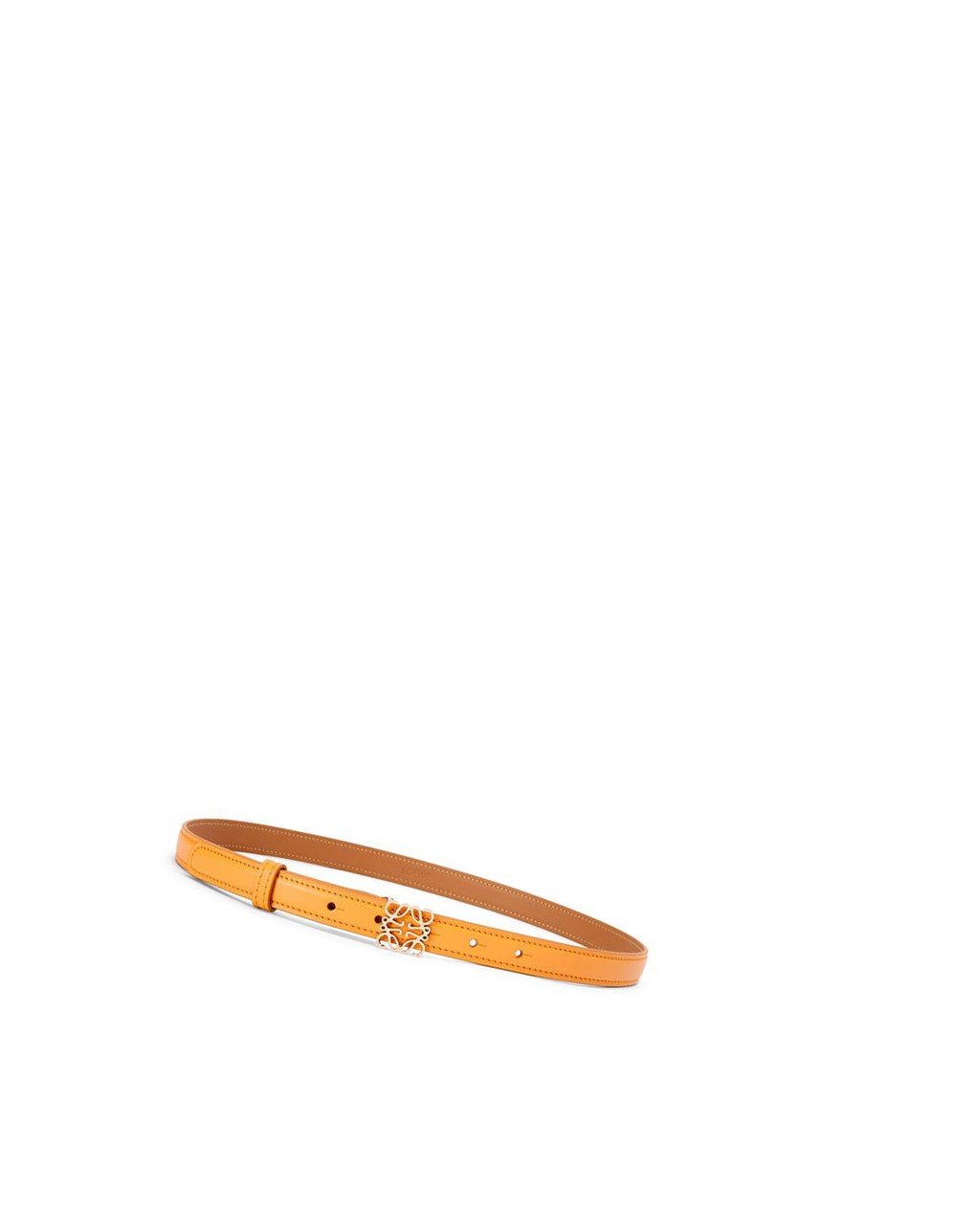 Loewe Goya Anagram belt in smooth calfskin Doré | 1480GMJNE