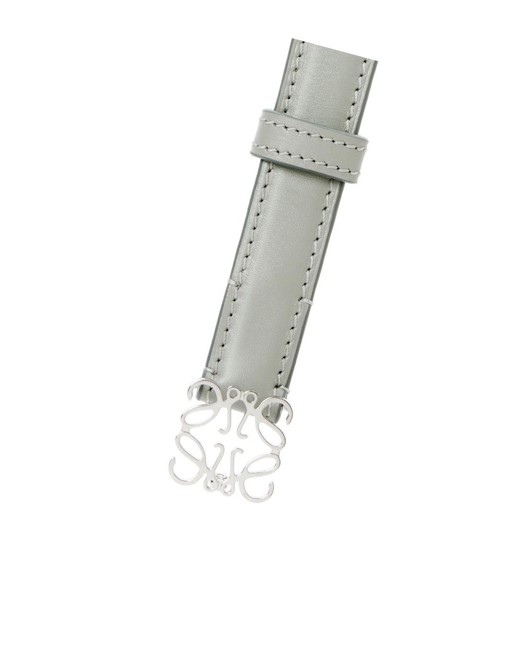 Loewe Goya Anagram belt in smooth calfskin Grise | 9810WPQSR