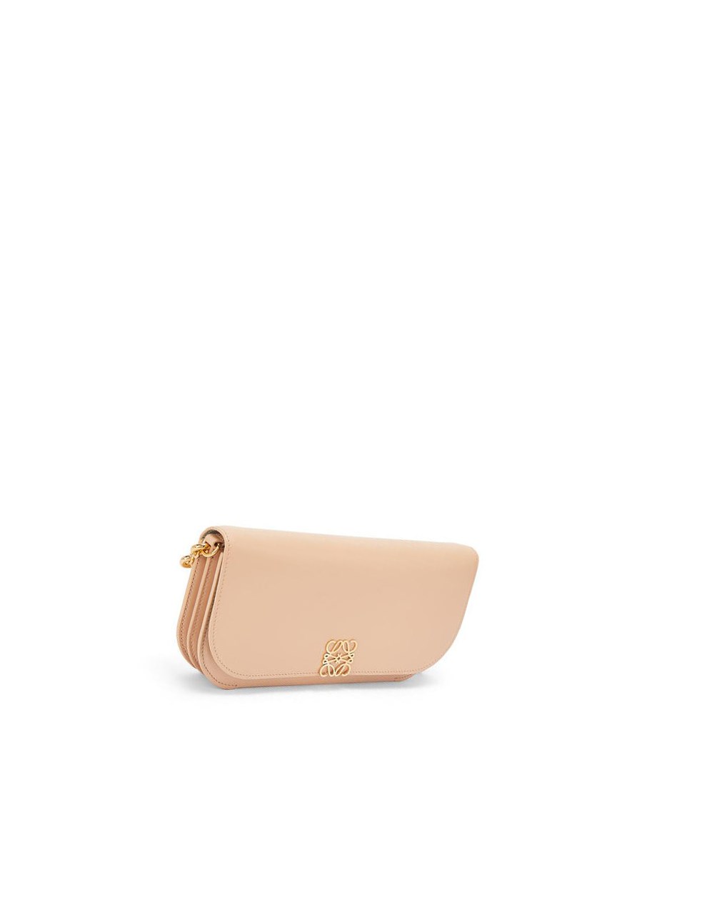 Loewe Goya Long Chain Clutch in silk calfskin Nude | 5624KRJSA