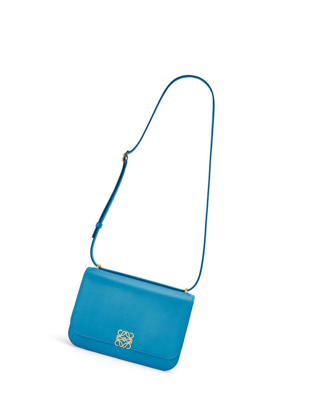 Loewe Goya bag in silk calfskin Bleu | 3890QNZSP