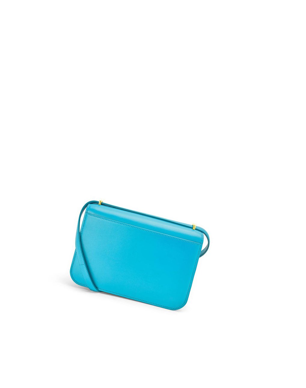 Loewe Goya bag in silk calfskin Cyan | 0582WKXEP