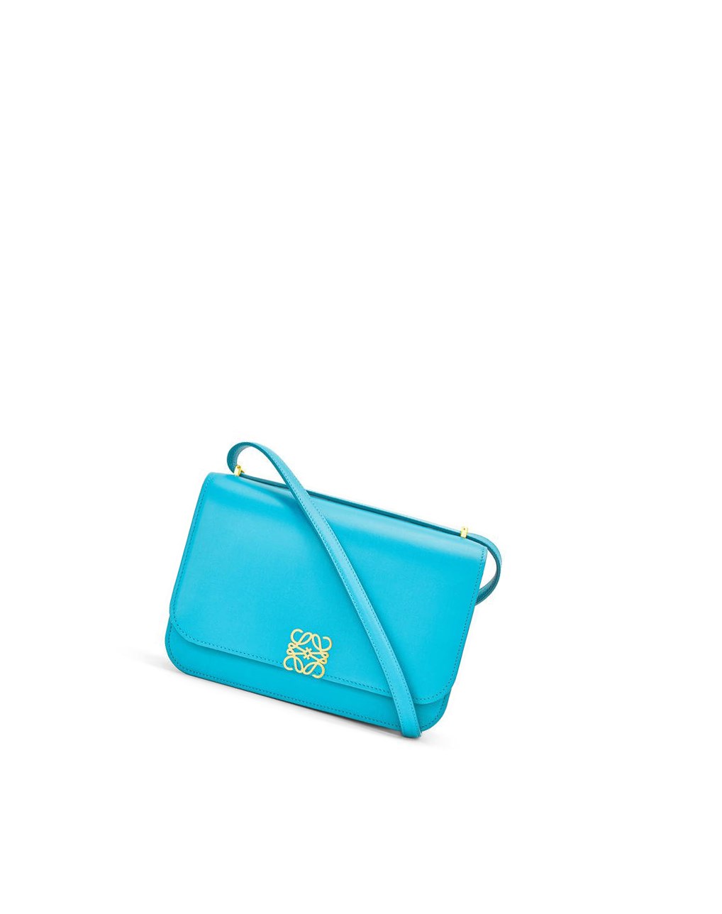 Loewe Goya bag in silk calfskin Cyan | 0582WKXEP