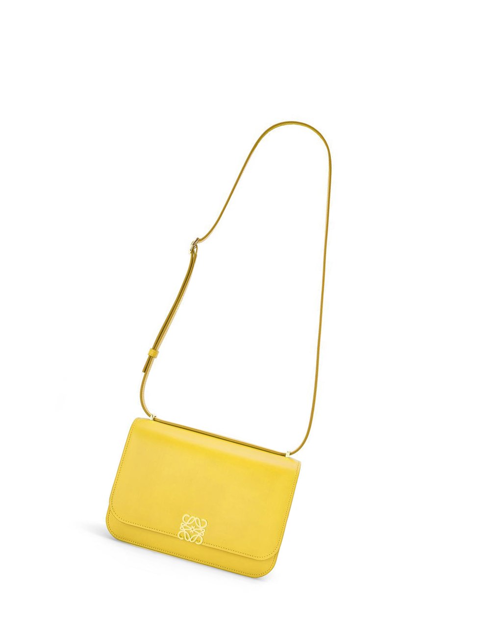 Loewe Goya bag in silk calfskin Jaune | 1065KWMYB