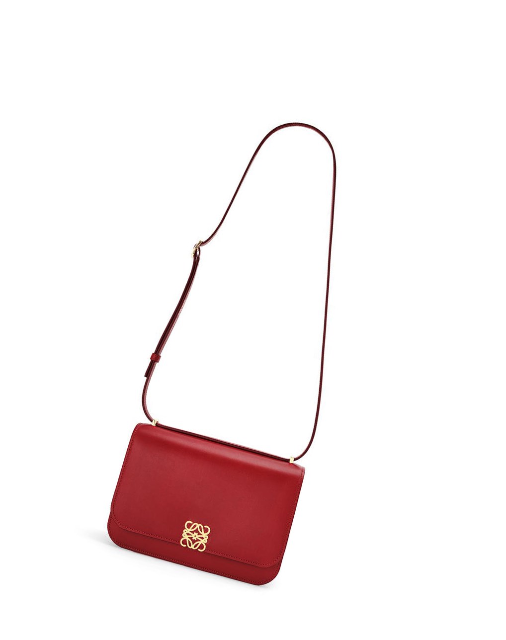 Loewe Goya bag in silk calfskin Rouge Foncé | 1945BDUHQ