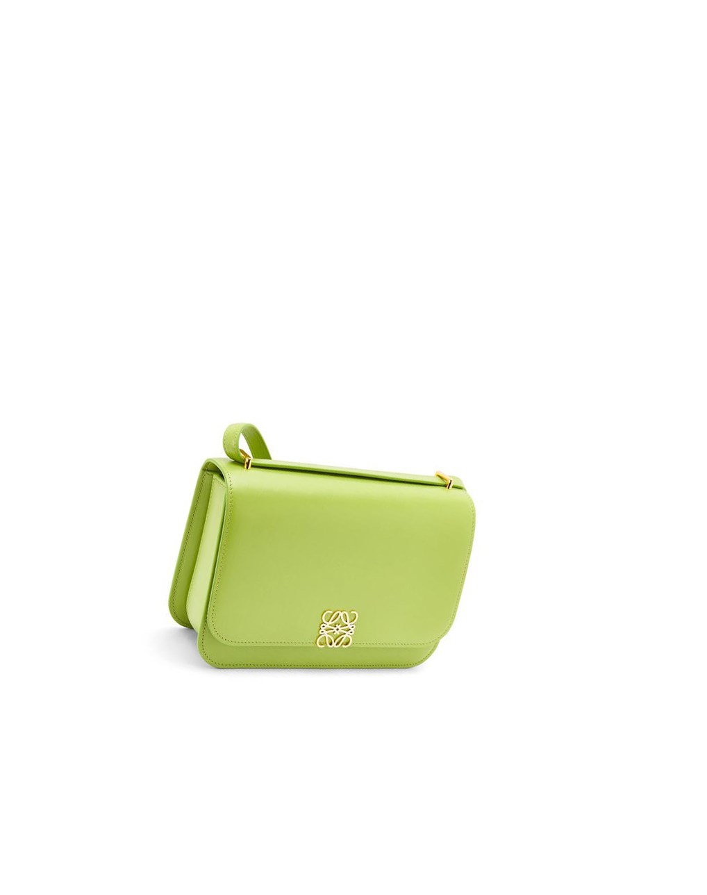 Loewe Goya bag in silk calfskin Vert | 2567ICRBA