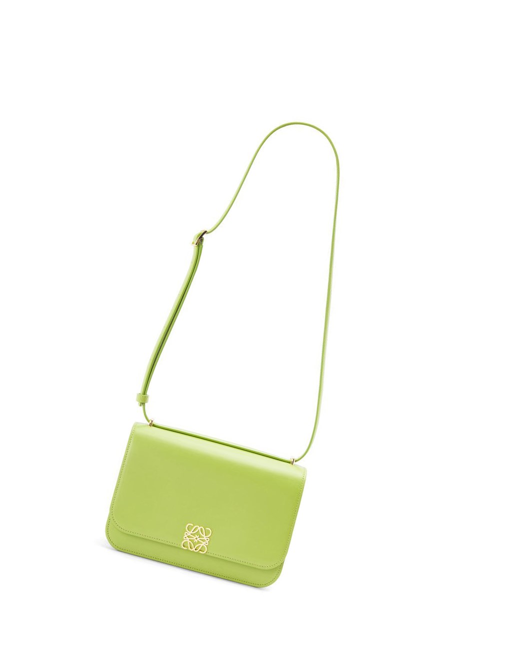 Loewe Goya bag in silk calfskin Vert | 2567ICRBA