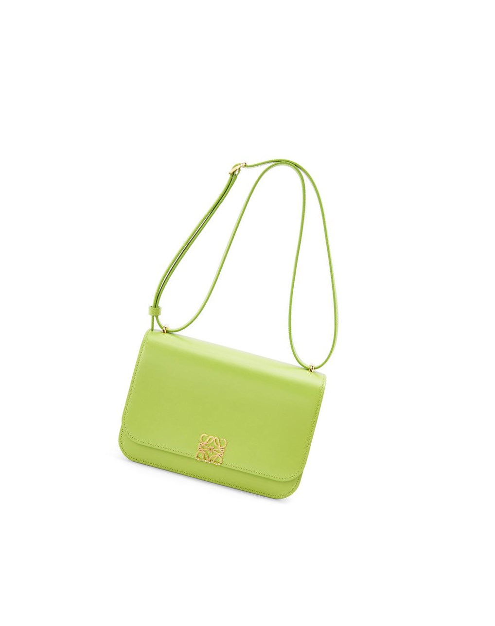 Loewe Goya bag in silk calfskin Vert | 2567ICRBA