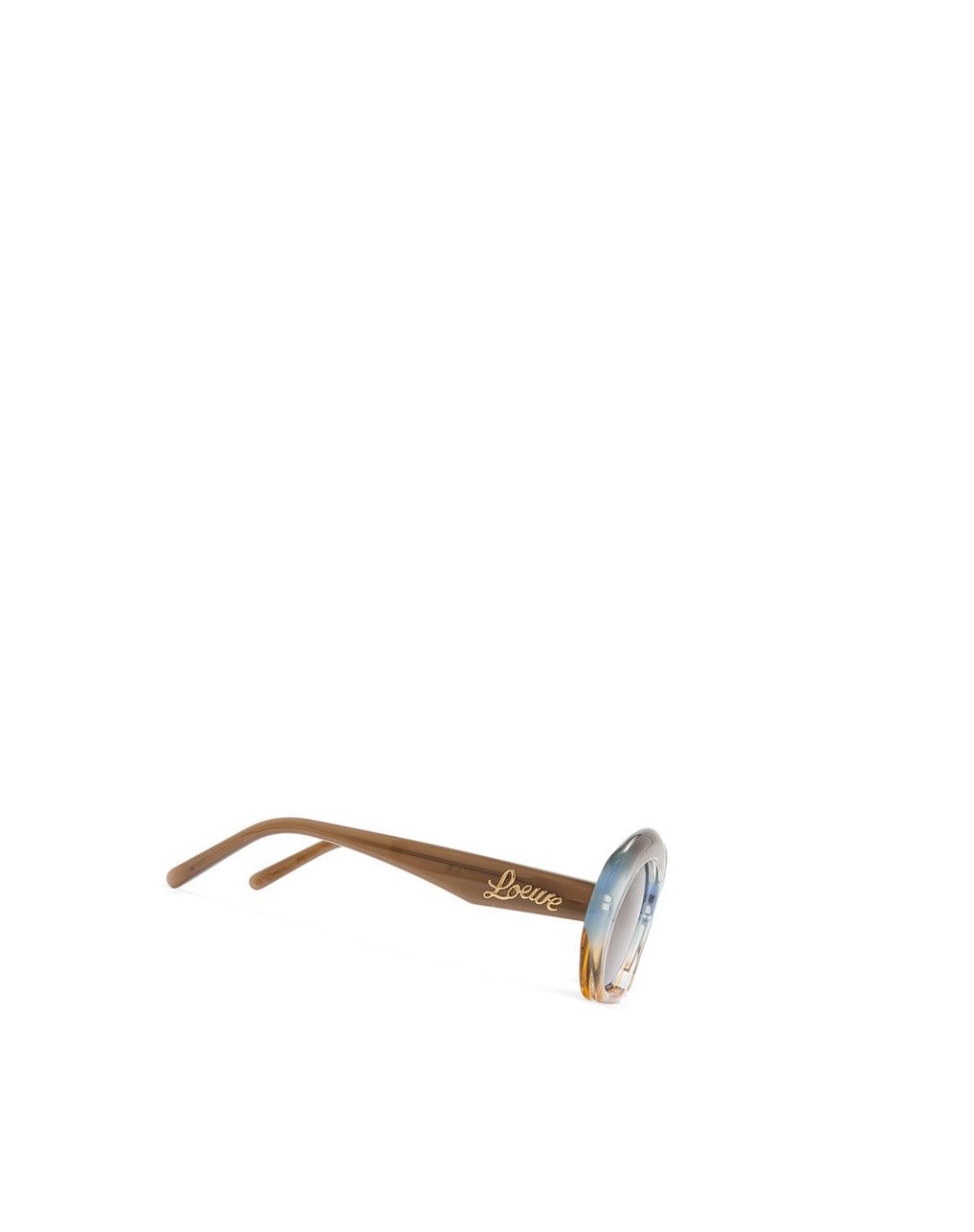 Loewe Halfmoon sunglasses in acetate Grise Bleu | 6102XLTGM