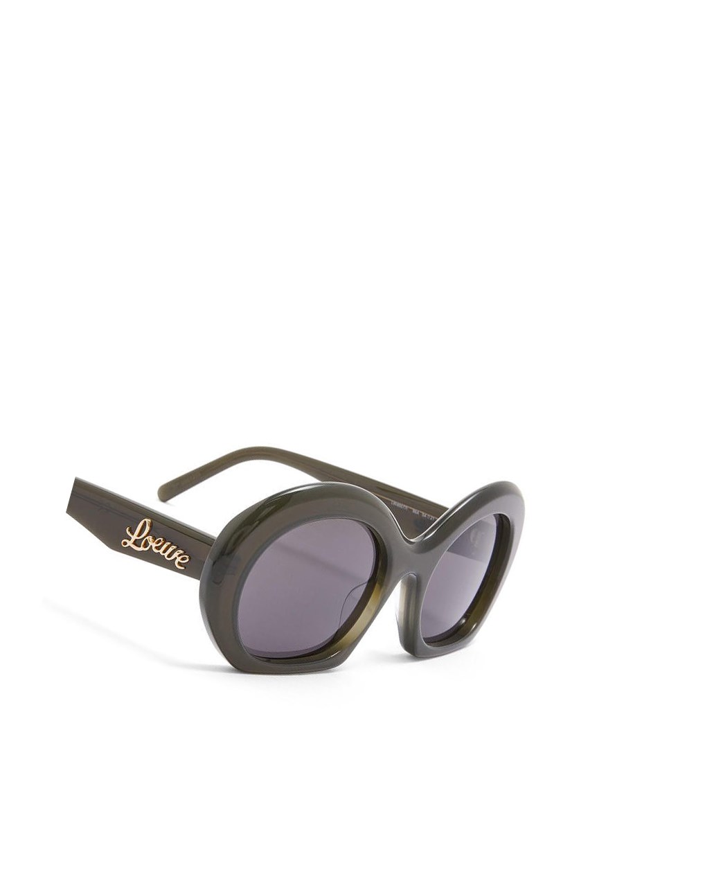 Loewe Halfmoon sunglasses in acetate Kaki Vert | 2038PWTZA