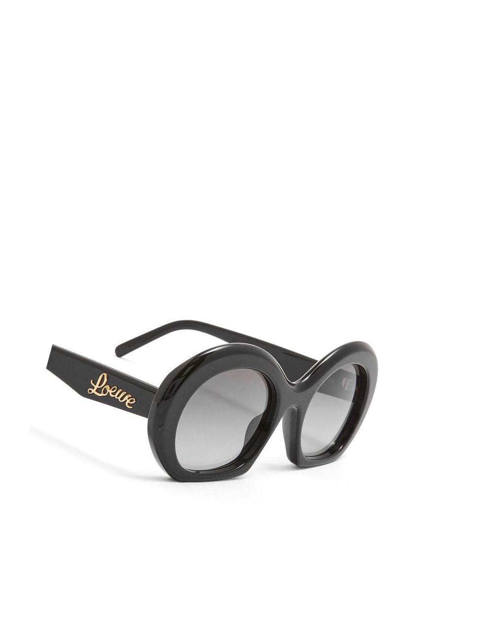 Loewe Halfmoon sunglasses in acetate Noir | 1738XEBKV