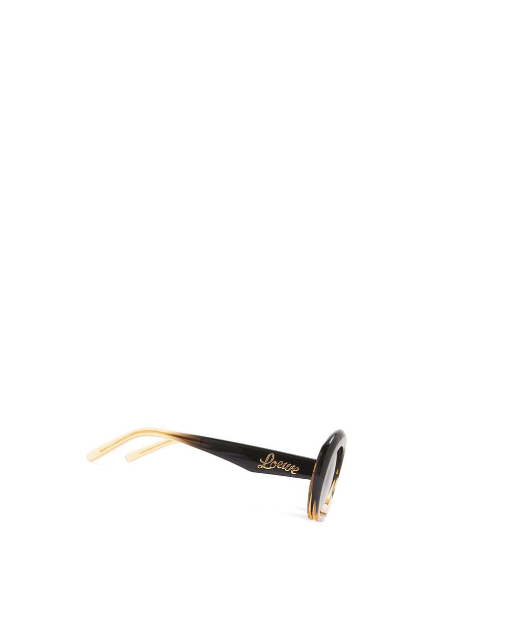 Loewe Halfmoon sunglasses in acetate Noir Beige | 3508KSNMD