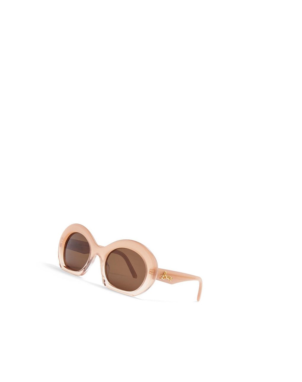 Loewe Halfmoon sunglasses in acetate Rose Doré | 4518JWCNX