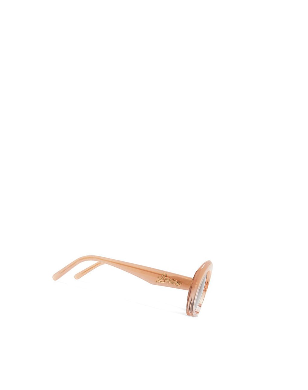 Loewe Halfmoon sunglasses in acetate Rose Doré | 4518JWCNX