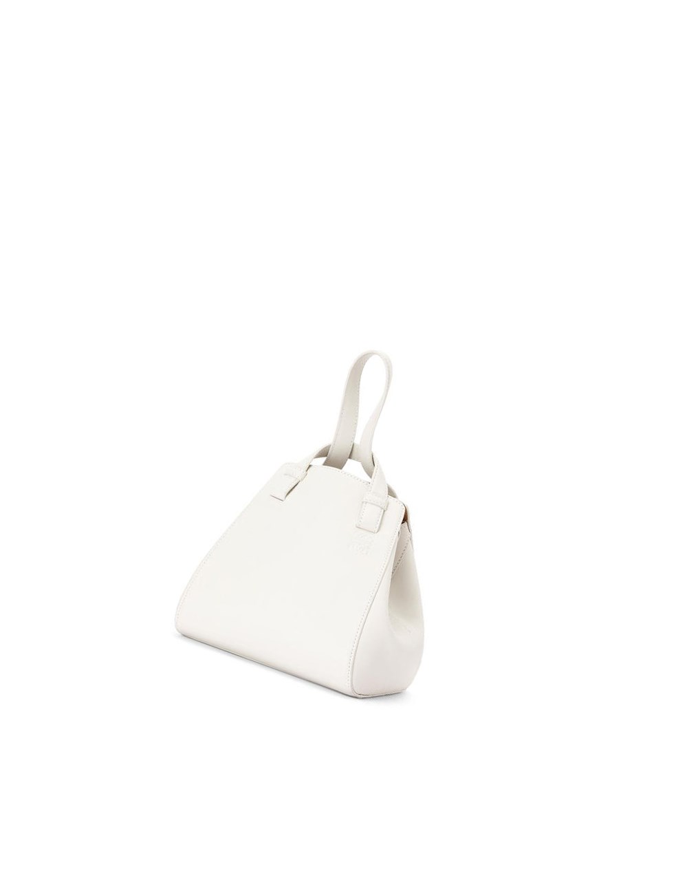 Loewe Hammock Nugget bag in nappa calfskin Blanche | 0451VUHLJ