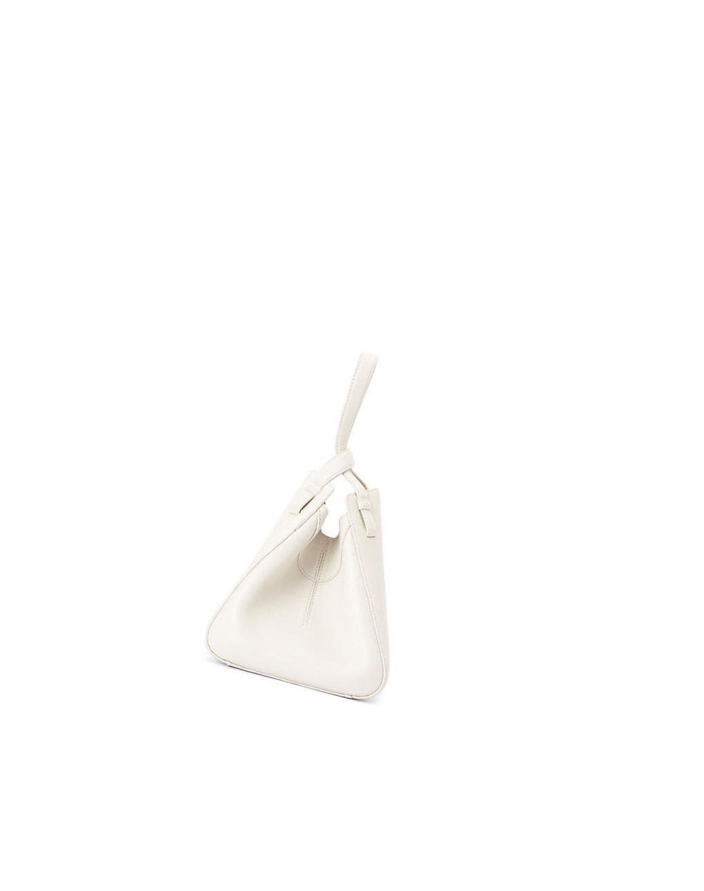 Loewe Hammock Nugget bag in nappa calfskin Blanche | 0451VUHLJ