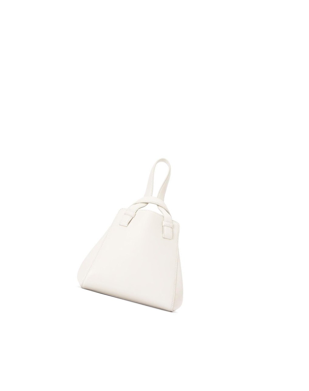 Loewe Hammock Nugget bag in nappa calfskin Blanche | 0451VUHLJ