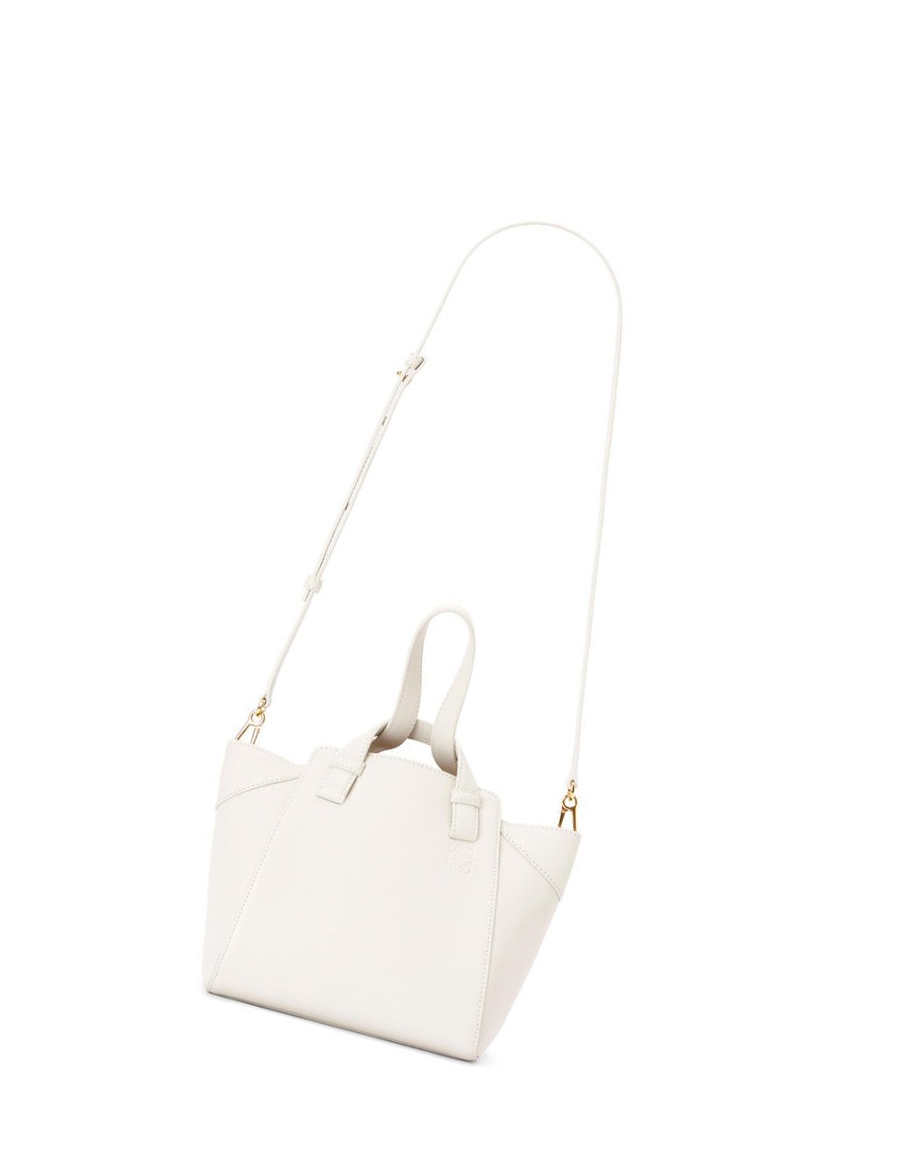 Loewe Hammock Nugget bag in nappa calfskin Blanche | 0451VUHLJ