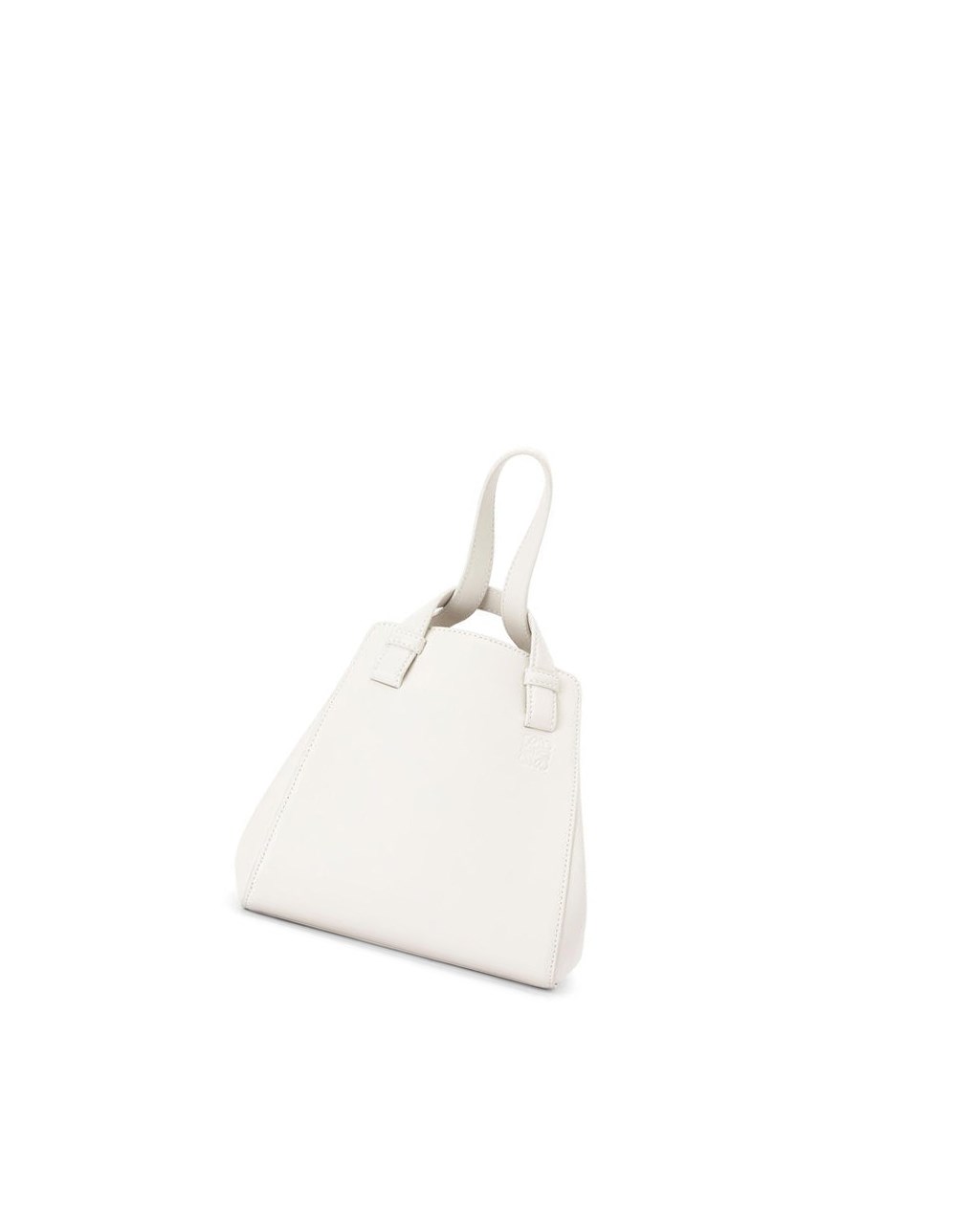 Loewe Hammock Nugget bag in nappa calfskin Blanche | 0451VUHLJ