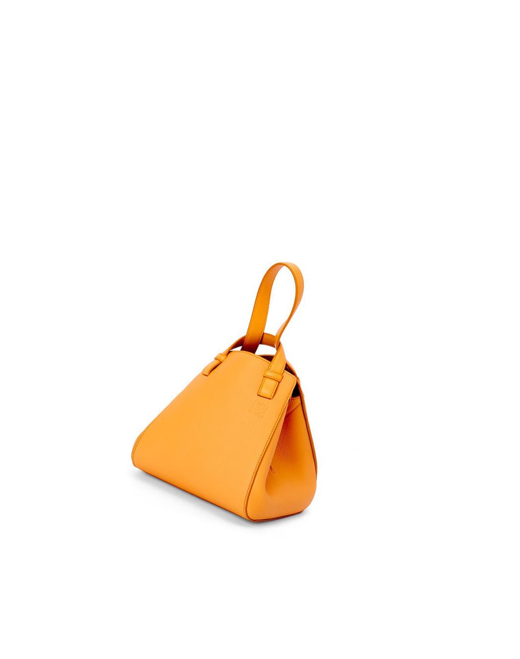 Loewe Hammock Nugget bag in soft grained calfskin Mandarin | 1076BLGTD