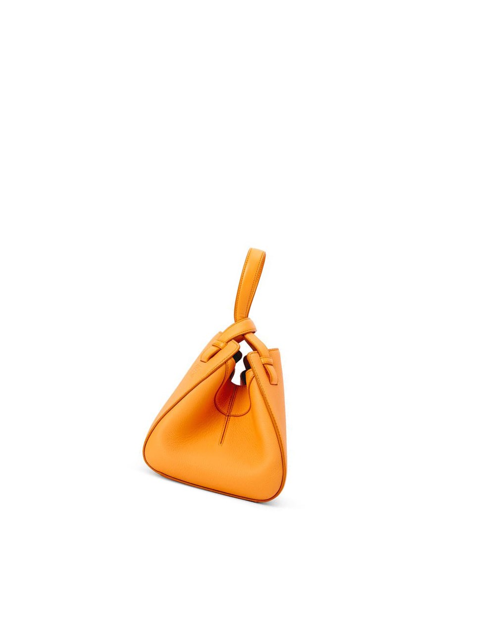 Loewe Hammock Nugget bag in soft grained calfskin Mandarin | 1076BLGTD