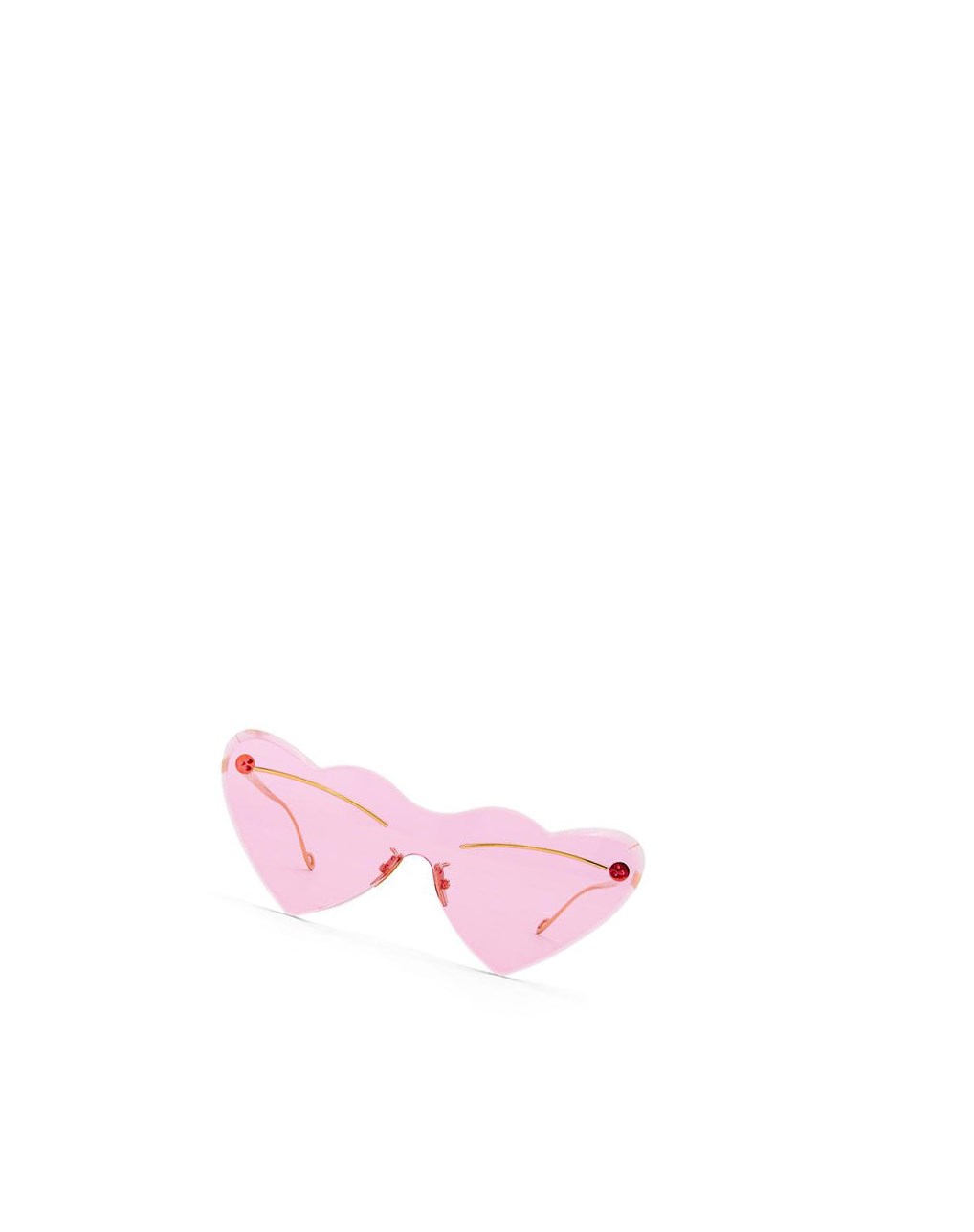 Loewe Heart sunglasses in metal Rose | 6542PENTU