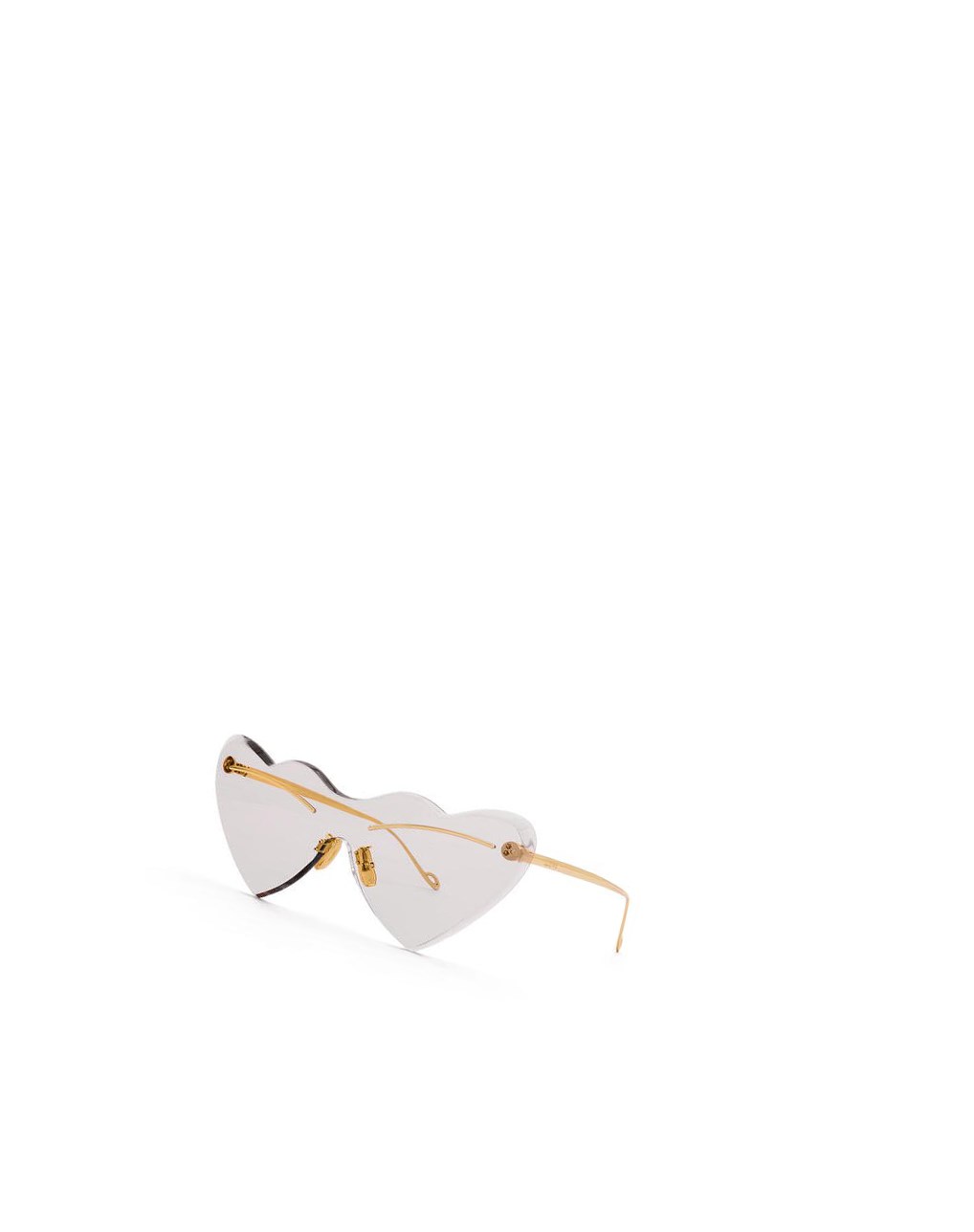 Loewe Heart sunglasses in metal Smoke | 6591KFGCY