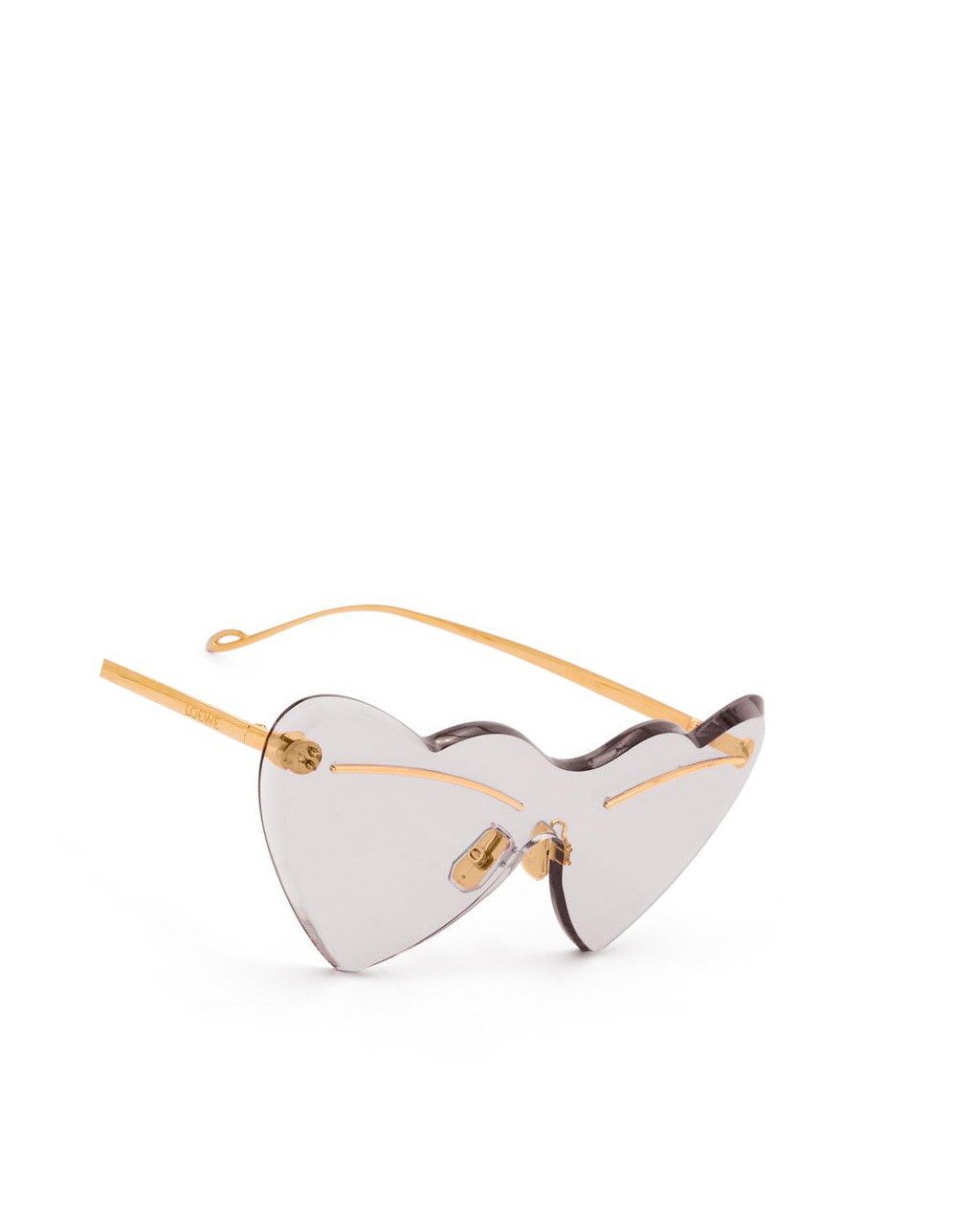 Loewe Heart sunglasses in metal Smoke | 6591KFGCY