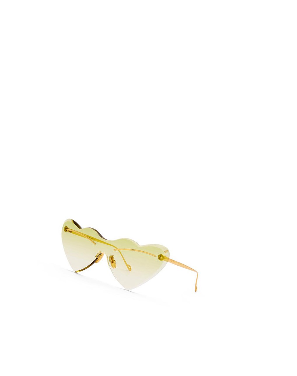 Loewe Heart sunglasses in metal Vert | 6915LSEVN