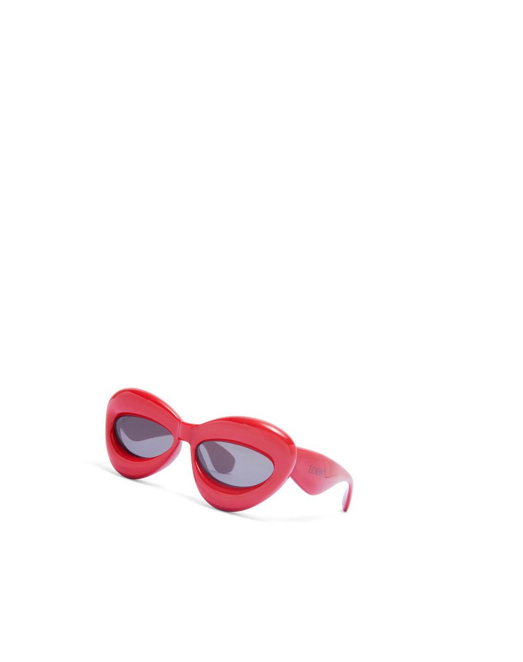 Loewe Inflated cateye sunglasses in acetate Lipstick | 0126HZNGP