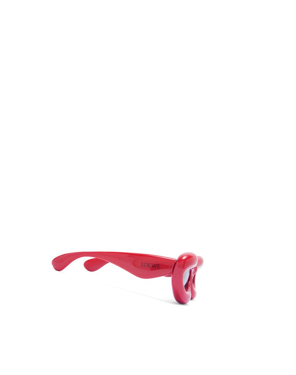 Loewe Inflated cateye sunglasses in acetate Lipstick | 0126HZNGP