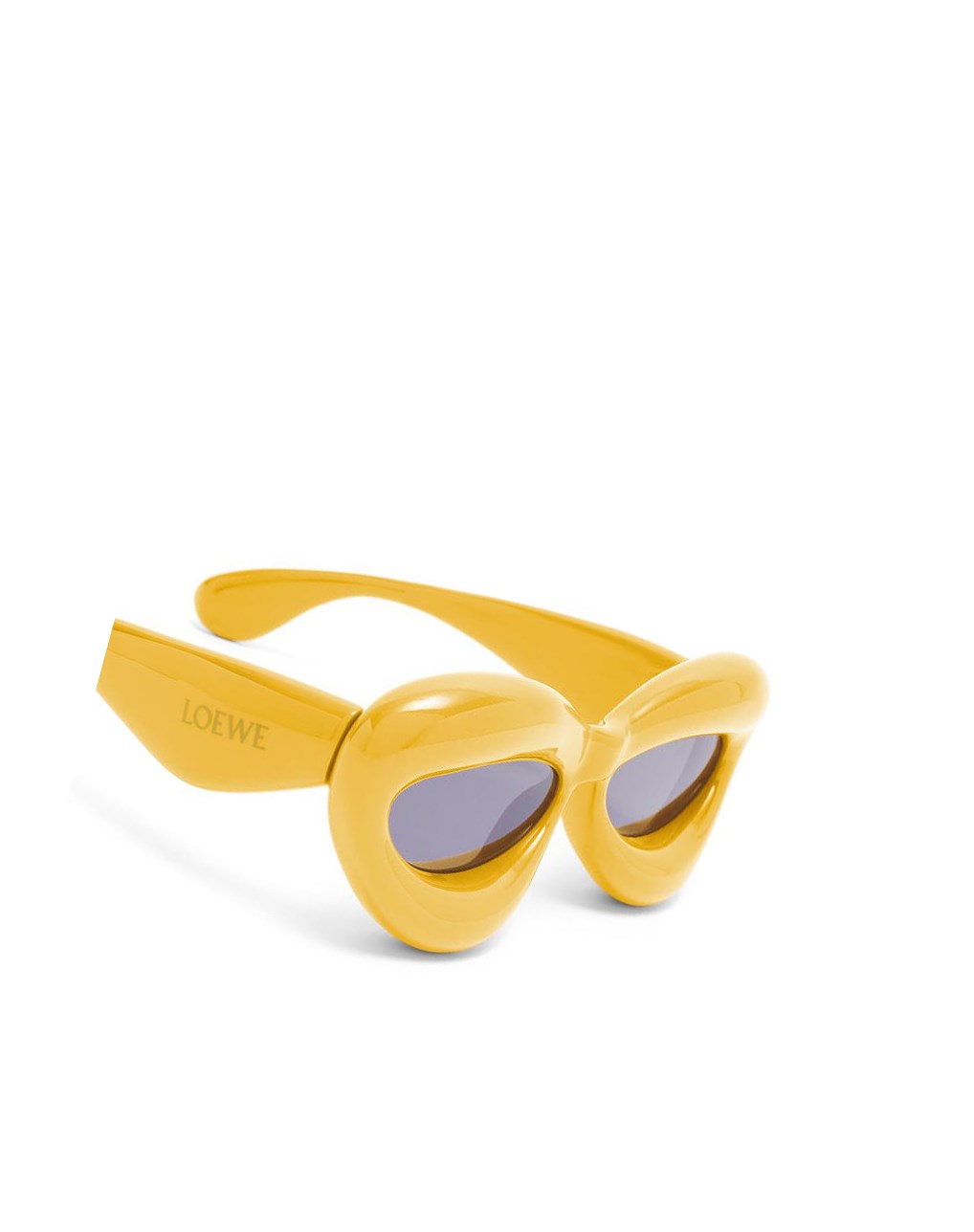 Loewe Inflated cateye sunglasses in acetate Jaune | 5702EUHTY