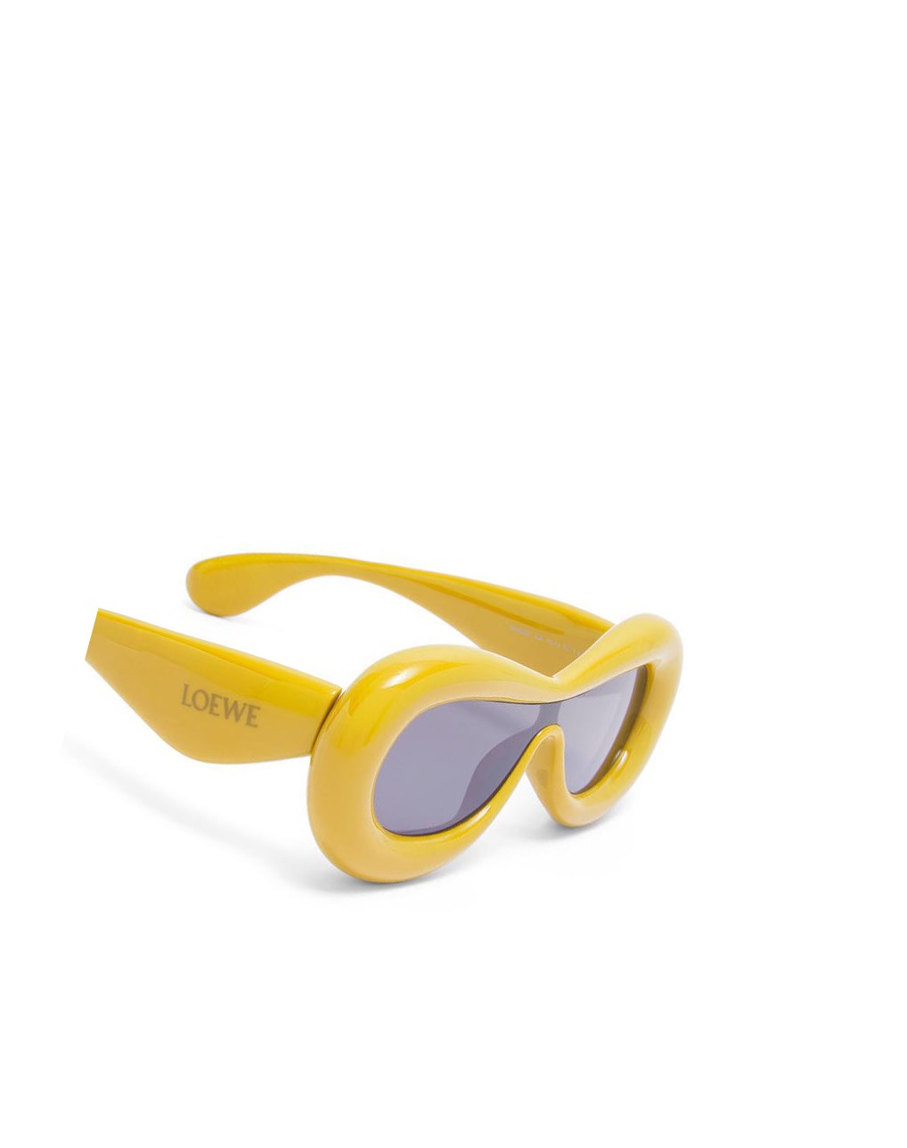 Loewe Inflated mask sunglasses in acetate Jaune | 5178TOVZM