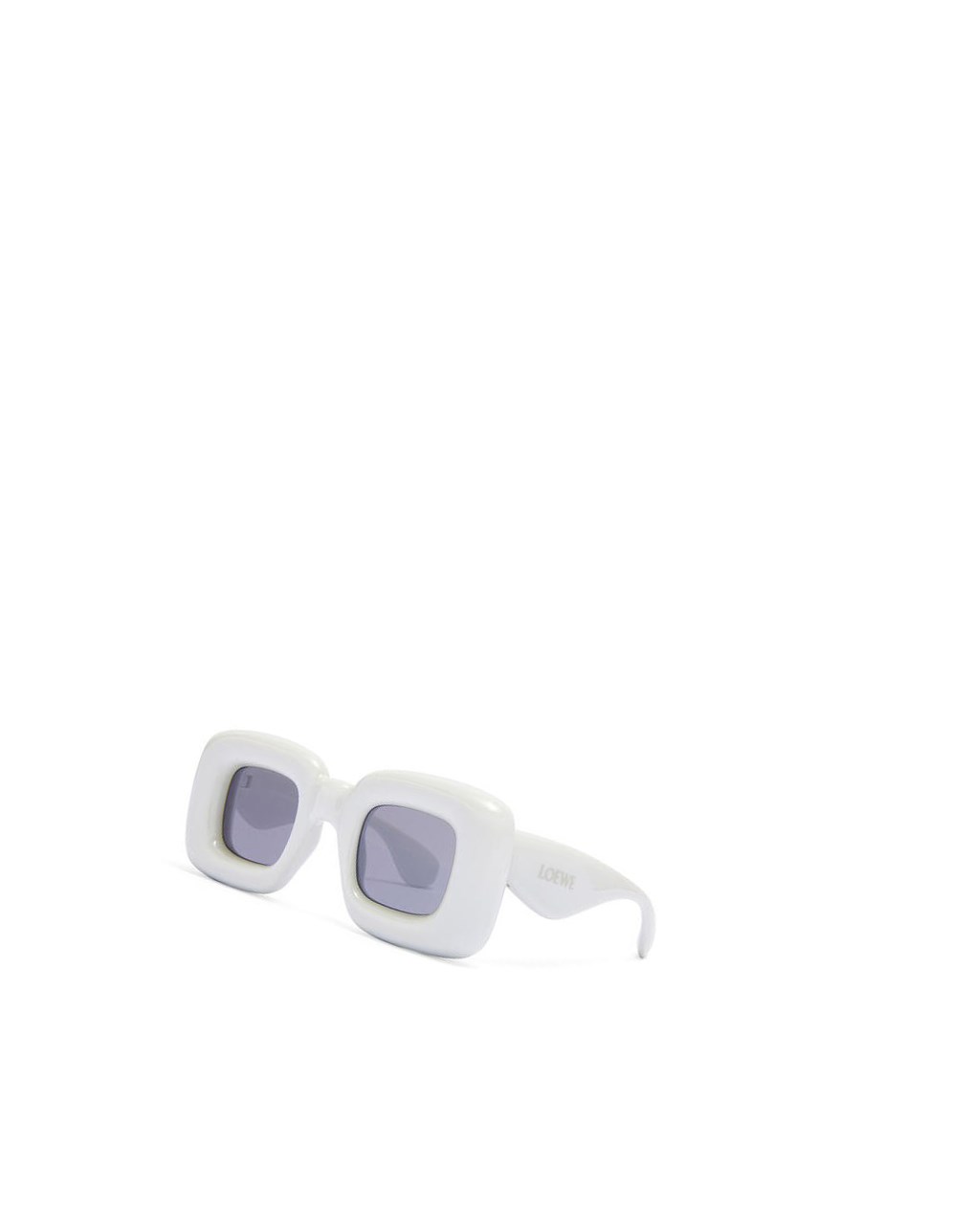 Loewe Inflated rectangular sunglasses in acetate Grise | 3745PSWYR