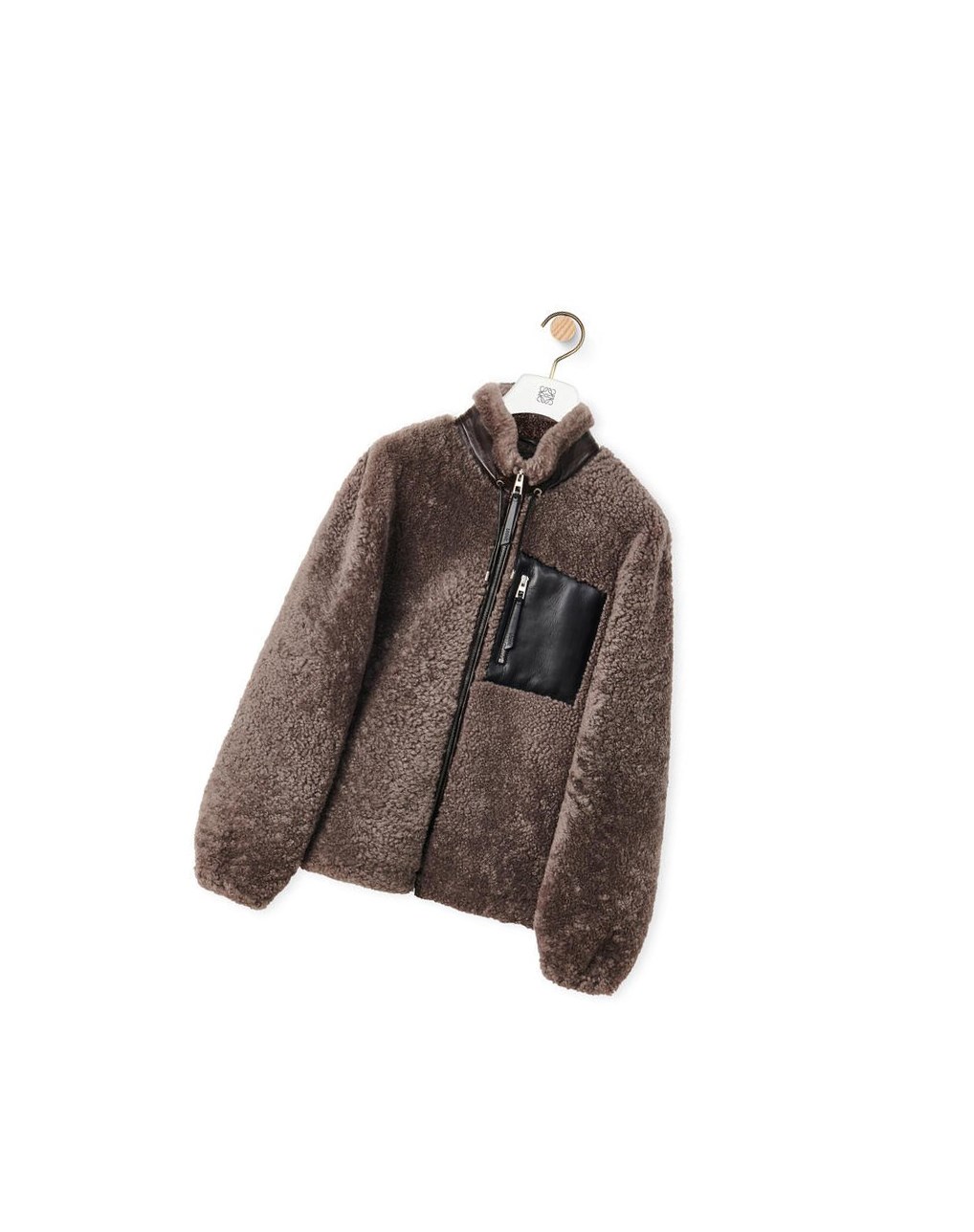 Loewe Jacket in shearling Noir | 9642RTLKJ