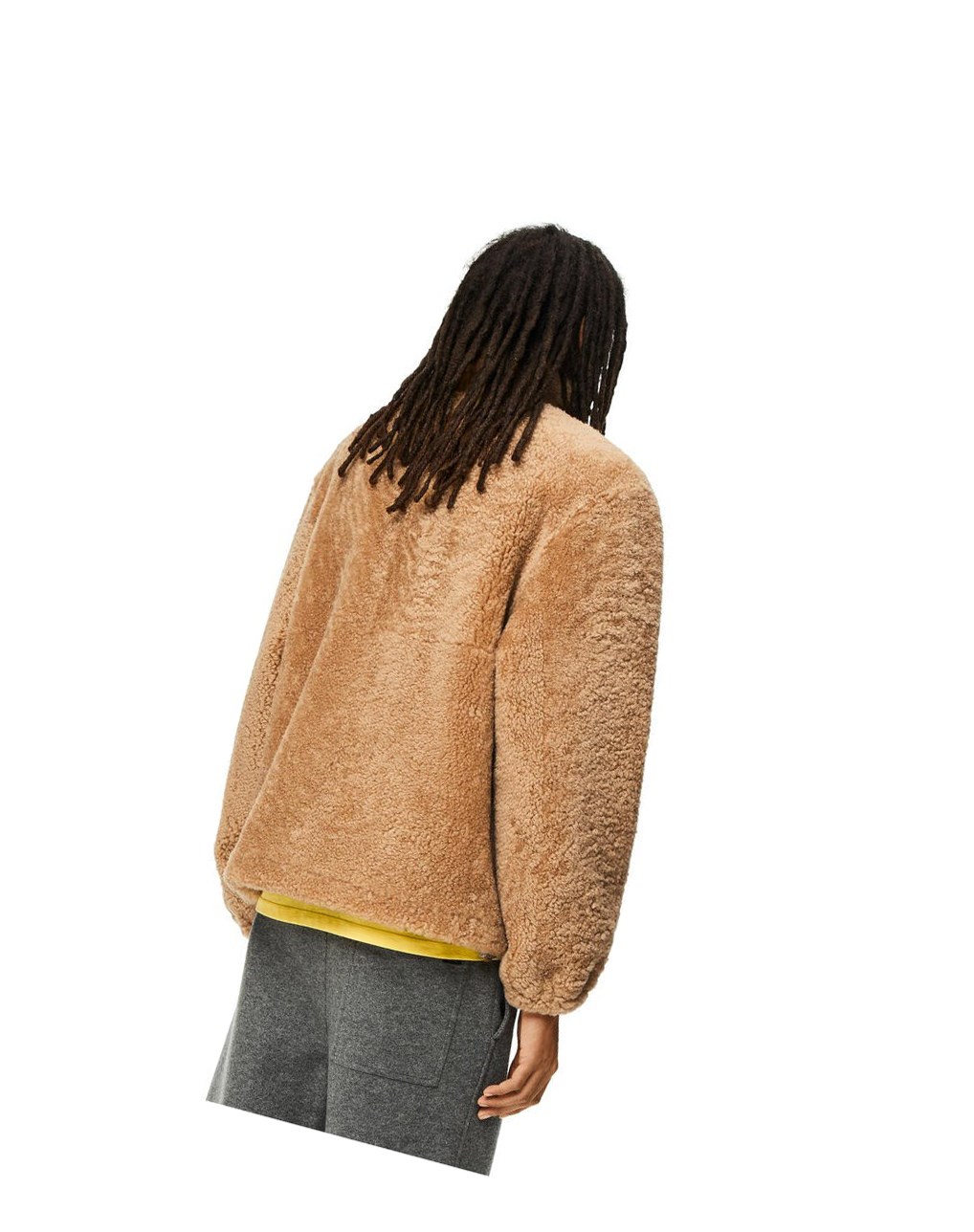 Loewe Jacket in shearling Sable Beige | 7634IZSVH