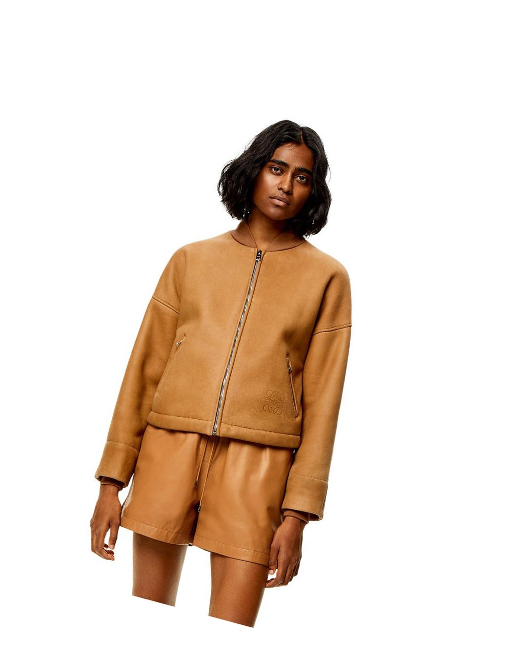 Loewe Jacket in shearling Toffee | 1273MXBKL