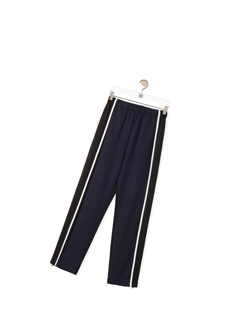 Loewe Jogging trousers in technical jersey Bleu Marine Noir | 0547LUZGC