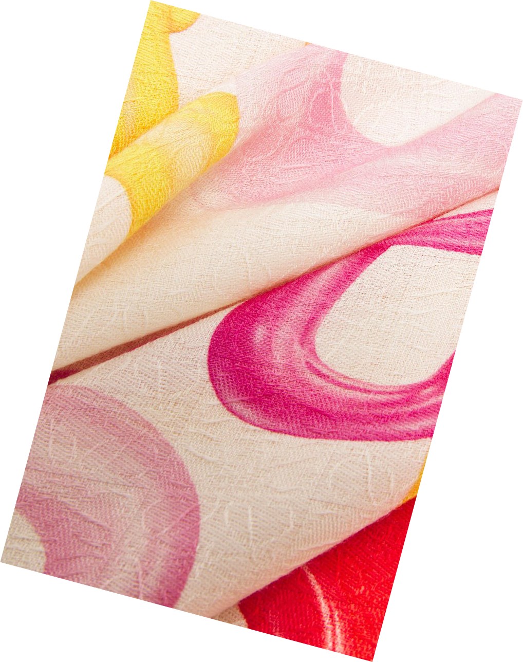 Loewe LOEWE Anagram scarf in silk and cashmere Rose Multicolore | 7863EMCOA