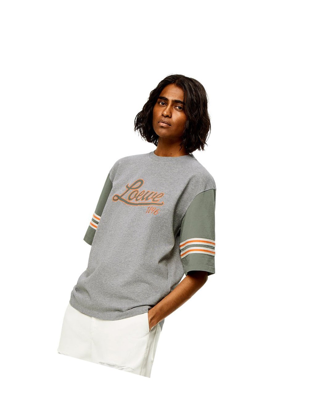 Loewe LOEWE T-shirt in cotton Grise | 1495HNZUK