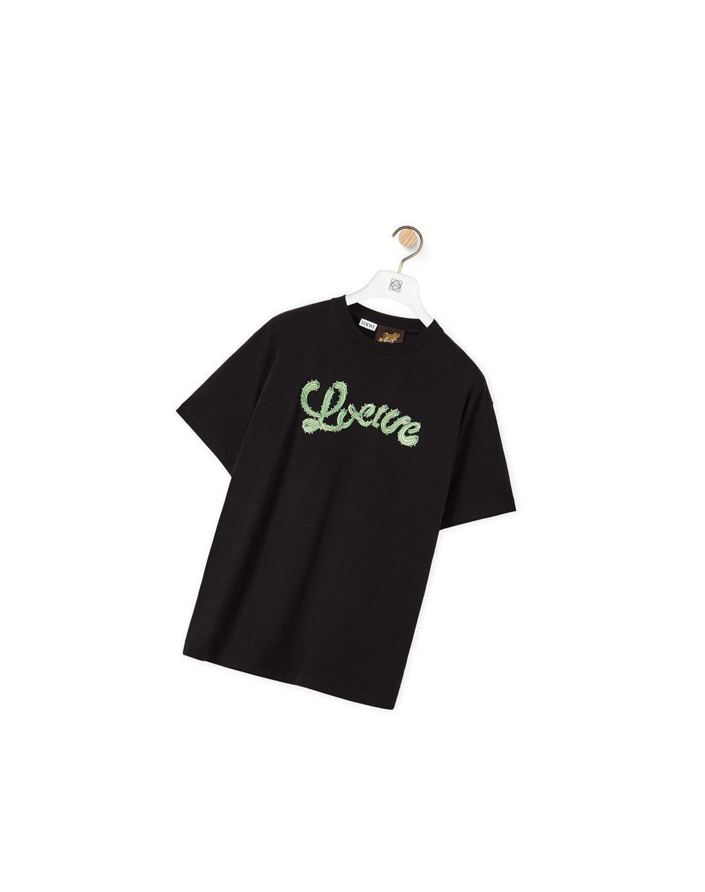 Loewe LOEWE cactus T-shirt in cotton Noir | 9615WVACX