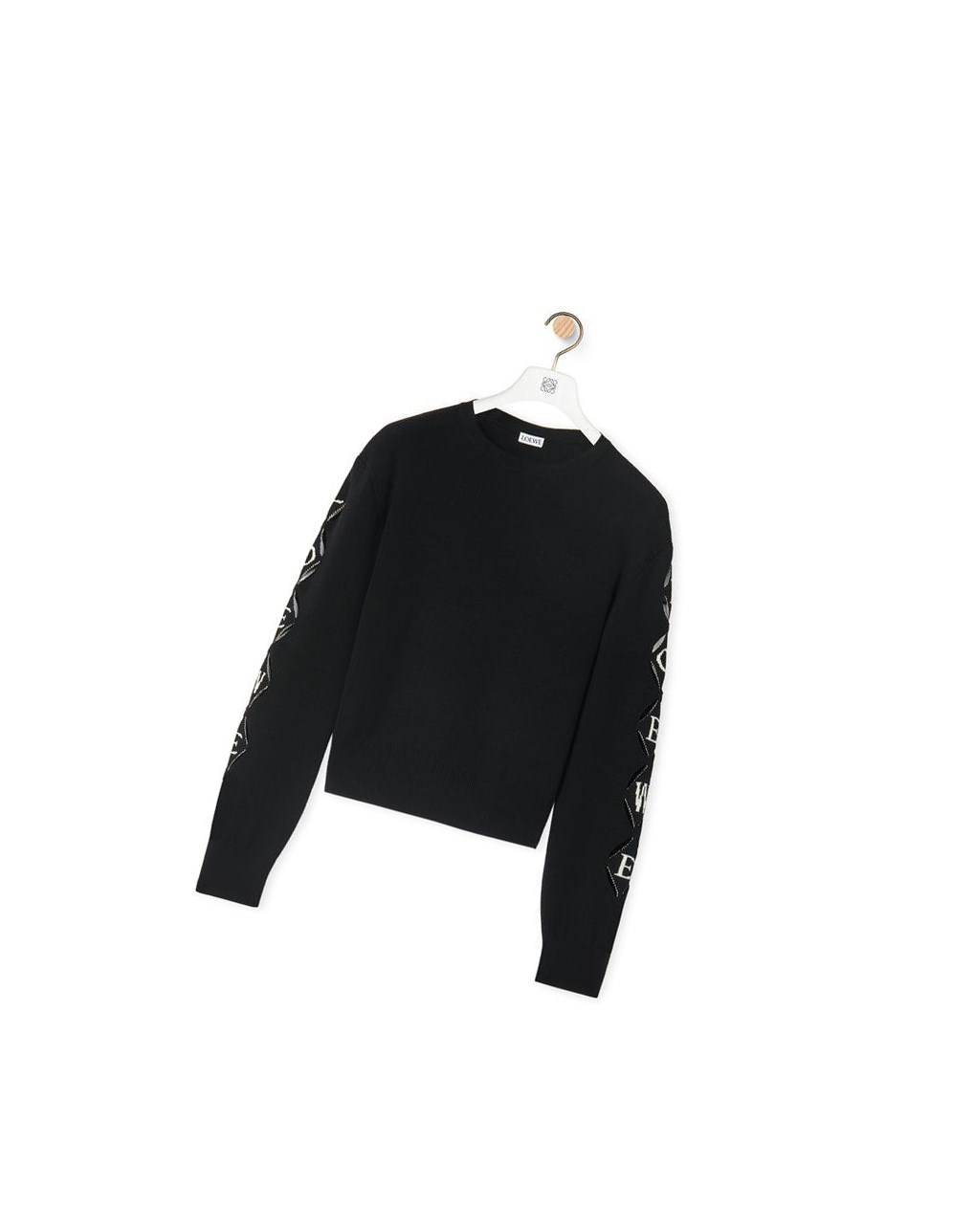 Loewe LOEWE cut-out sweater in wool Noir | 8230BLINZ