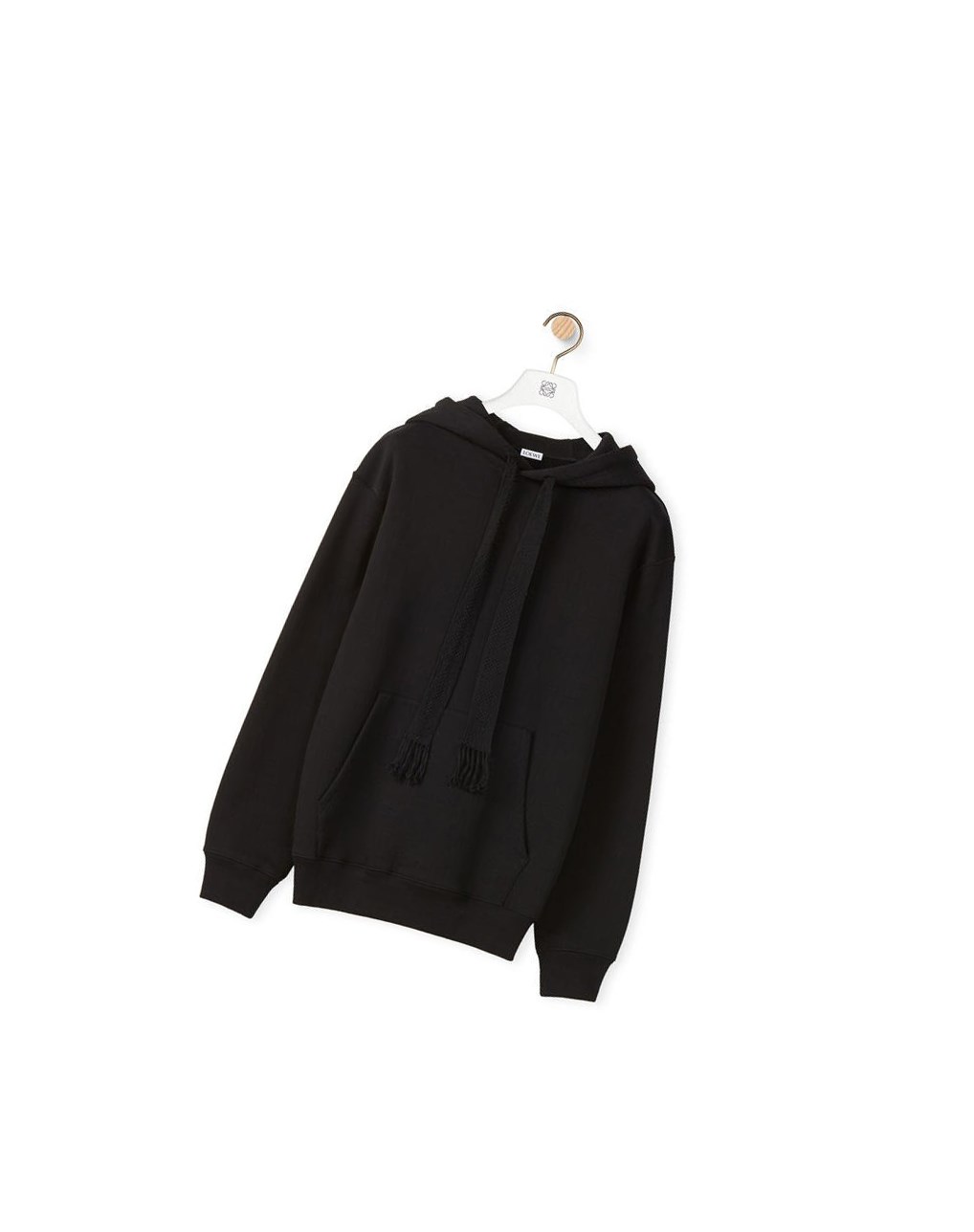 Loewe LOEWE neon hoodie in cotton Noir | 8407CQJZK