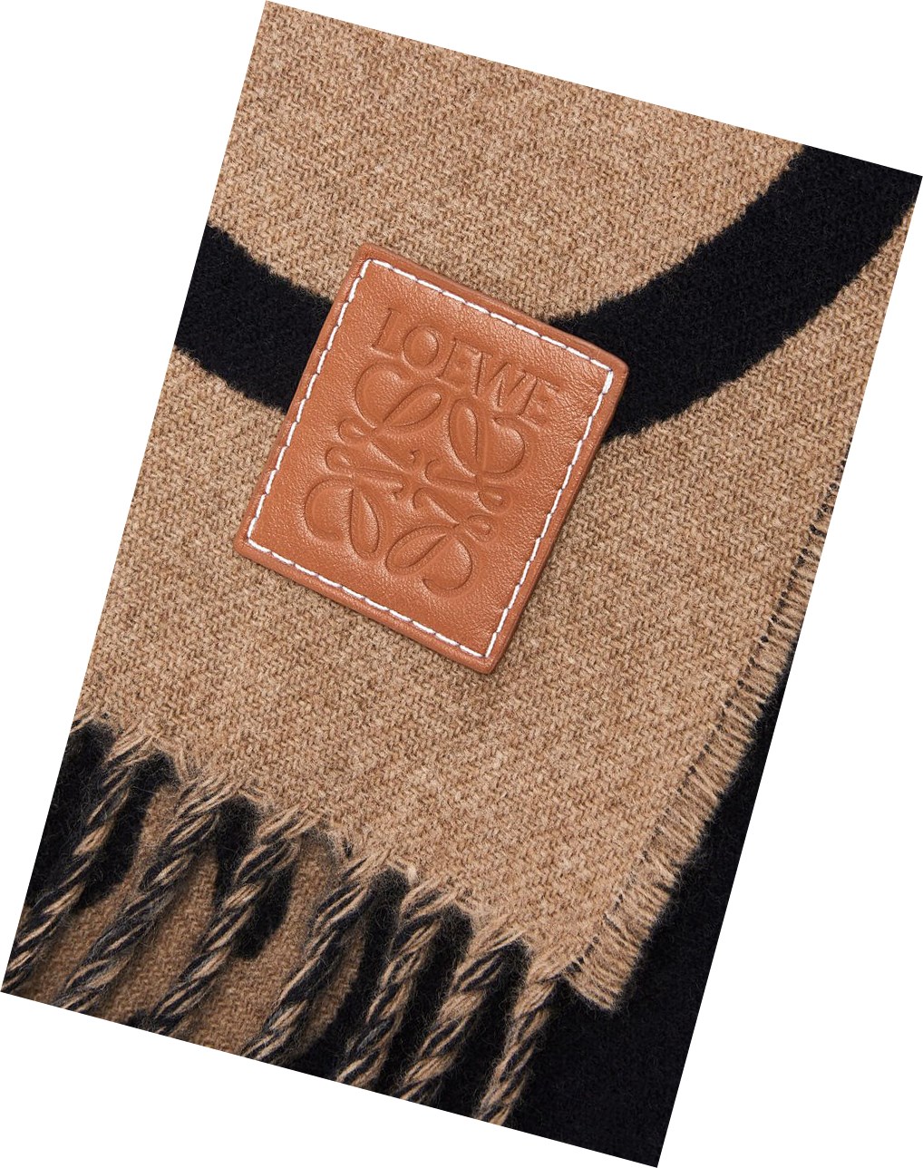 Loewe LOEWE scarf in wool and cashmere Noir | 0981AVKGP